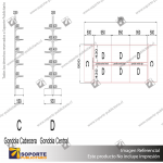 F - NAVE CENTRAL SUPER CON 3 GONDOLAS - 20003.8901000