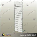 FREESTANDING FLAT FEET PANEL DISPLAYS - 1500H - 1500H X 400W (CODE: FS154FF) - PRIME WHITE