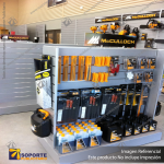 G60 GONDOLA WITH 300MM END PANELS - 1350H X 1200W X 600D - PRIME LAMINATE WHITE