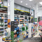 G60 GONDOLA WITH 300MM END PANELS - 1350H X 1800W X 600D - PRIME LAMINATE WHITE