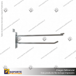 GANCHERA DOBLE A PANEL RANURADO 15 CM