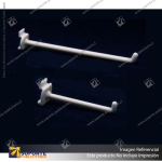 GANCHERA ESPIGA REDONDA ABS BLANCA 6"