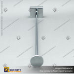 GANCHERA FRONTAL TUBULAR PARA BARRA 30 CM