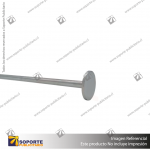 GANCHERA FRONTAL TUBULAR PARA BARRA 30 CM