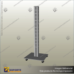 GARMENT COLUMN RA18 - PRIME WHITE LAMINATE - 1600H X 600W X 600D