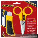 HEAVY-DUTY RATCHET-LOCK UTILITY KNIFE WITH 7" HEAVY DUTY SCISSORS (L-2/SCS-2) VARIATION: DEFAULT TITLE