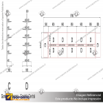 H - NAVE CENTRAL SUPER CON 5 GONDOLAS - 20005.7901000