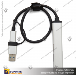 HUB USB-C SLIM/GRIS CLARO/GRIS CLARO