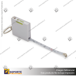 LLAVERO HUINCHA SQUARE/BLANCO/BLANCO