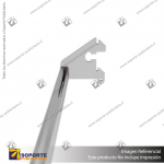 MAGNA BARRA DE CARGA OVAL EJE 640 MM CROMADO