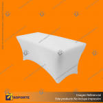 MANTEL BLANCO PARA MESA RECTANGULAR 152 CENTIMETROS 