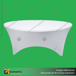 MANTEL BLANCO PARA MESA REDONDA 152 CENTIMETROS 