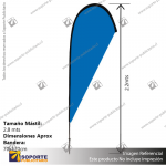 MASTIL BANDERA GOTA 2,8