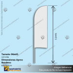 MASTIL BANDERA VELA 3,4