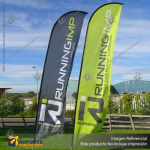 MASTIL CURVO VELA ALUMINIO 220*70 CMS PARA BANDERA PUBLICITARIA