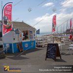 MASTIL CURVO VELA PRO 110*50 CMS PARA BANDERA PUBLICITARIA (C70)