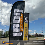 MASTIL CURVO VELA PRO 110*50 CMS PARA BANDERA PUBLICITARIA (C70)