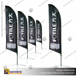 MASTIL CURVO VELA PRO 160*60 CMS PARA BANDERA PUBLICITARIA (C50)
