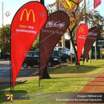 MASTIL CURVO VELA PRO 160*60 CMS PARA BANDERA PUBLICITARIA (C50)