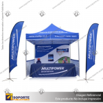 MASTIL CURVO VELA PRO 220*70 CMS (280 CMS) PARA BANDERA PUBLICITARIA (C40)