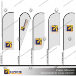 MASTIL CURVO VELA PRO 220*70 CMS (280 CMS) PARA BANDERA PUBLICITARIA (C40)