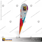 MASTIL CURVO VELA PRO 520*100 CMS (550 CMS) PARA BANDERA PUBLICITARIA (C25)