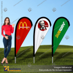 MASTIL GOTA PRO 160*60 CMS PARA BANDERA PUBLICITARIA (C50)