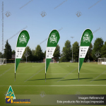 MASTIL GOTA PRO 320*80 CMS (340 CMS) PARA BANDERA PUBLICITARIA (C30)