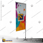 MASTIL RECTO ALUMINIO 220*70 CMS PARA BANDERA PUBLICITARIA (C15)