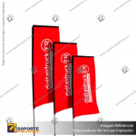 MASTIL RECTO ALUMINIO 220*70 CMS PARA BANDERA PUBLICITARIA (C15)