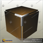 MC 3 WAY CORNERS FOR STICKMAN CORNER PROFILES - INTEGRAL COLOUR - 38MM X 38MM X 38MM