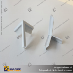 MC 3 WAY CORNERS FOR STICKMAN CORNER PROFILES - INTEGRAL COLOUR - 38MM X 38MM X 38MM