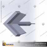 MC 3 WAY CORNERS FOR STICKMAN CORNER PROFILES - INTEGRAL COLOUR - 38MM X 38MM X 38MM