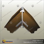 MC18X - CORNER JOINERY FOR SLATWALL PANELS