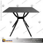 MESA CUADRADA MODELO PADUA GRIS 