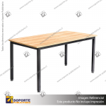 MESA DE MADERA PERFIL 