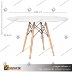 MESA EAMES 120 CM 