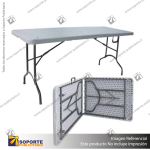 MESA PLEGABLE RECTANGULAR BLANCA 240 CM