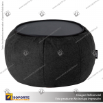 MESA POUF MODELO OTTOMAN LONDON NEGRA 
