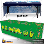 MESA PUBLICITARIA PLEGABLE TIPO MALETA 152*70*74 CMS