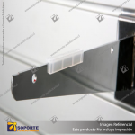 METAL SHELF BRACKETS - 400MM - CHROMED