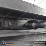 MG20 RIEL MAGNETICO TIPO H CUERPO NEGRO 3000MM