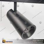 MG20 RIEL MAGNETICO TIPO H CUERPO NEGRO 3000MM