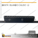 MG27 GINEBRA - LAMPARA PLEGABLE CUERPO NEGRO 12W CALIDO 3000K 48V