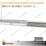 MG27 LUCERNA - LAMPARA LINEAL CUERPO BLANCO 20W 650MM CALIDO 3000K 48V 150O