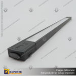 MG27 LUCERNA - LAMPARA LINEAL CUERPO NEGRO 10W 400MM CALIDO 3000K 48V 150O