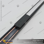 MG27 LUCERNA - LAMPARA LINEAL CUERPO NEGRO 20W 650MM CALIDO 3000K 48V 150O
