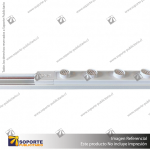 MG27 LUGANO - LAMPARA REJILLA CUERPO BLANCO 12W 540MM CALIDO 3000K 48V