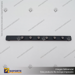 MG27 LUGANO - LAMPARA REJILLA CUERPO NEGRO 6W 300MM CALIDO 3000K 48V