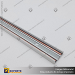 MG27 RIEL MAGNETICO SLIM BLANCO 27X7X3000 MM